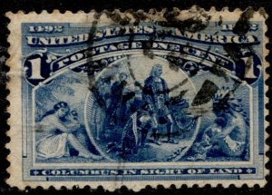 US Stamps #230 USED COLOMBIAN ISSUE