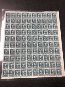 US SC#826, 21C STAMP CHESTER A. ARTHUR  SHEET OF 100 VF/ MNH - Post Office Fresh