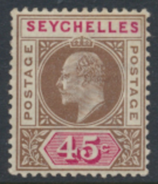 Seychelles SG 53  SC# 45  MVLH  1903 see details and scans 