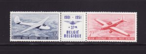 Belgium C12A Set MNH Gliders, Air Mail Stamp (A)