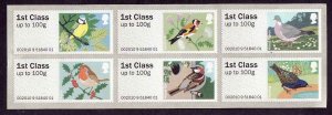 Great Britain-Post & Go unused self-adhesive set-Birds I-2011-