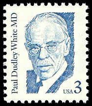 PCBstamps   US #2170a 3c Dr. Paul D. White, MNH, (3)