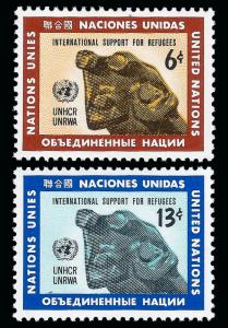 United Nations NY 1971 Sc 216-17 MLH