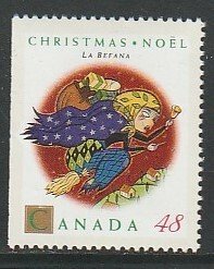 1992 Canada - Sc 1453as - MNH VF - 1 single - Christmas - La Befana