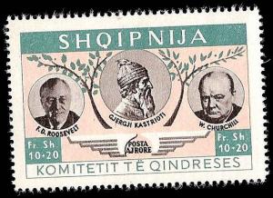 SCAN A34 MINT NEVER HINGED ALBANIA