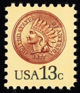 SCOTT  1734  INDIAN HEAD PENNY  13¢  SINGLE  MNH  SHERWOOD STAMP