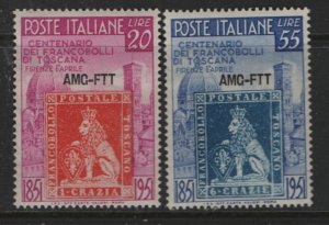 TRIESTE 109-110 MINT HINGED TUSCANY ISSUES