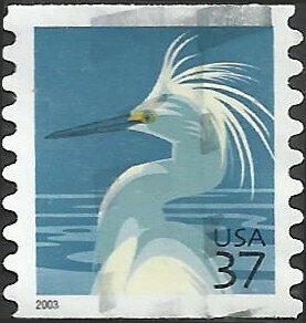 # 3829 USED SNOWY EGRET