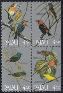 US 99-102 Trust Territories Palau NH VF Songbirds