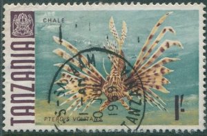 Tanzania 1967 SG151 1/- Lionfish FU