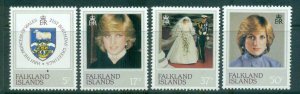 Falkland Is 1982 Diana 21st Birthday MUH lot66204