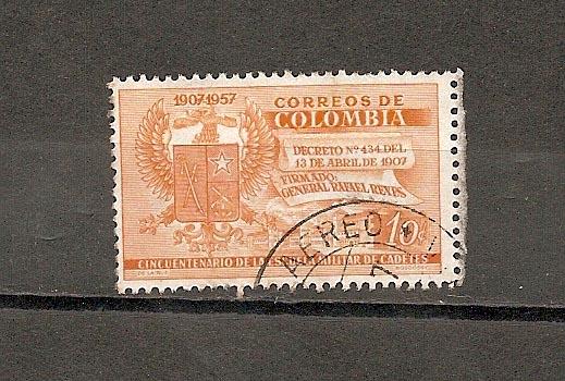 COLOMBIA STAMP,  1957 CADETES , VFU # C6