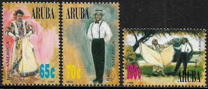 Aruba #134-6 MNH Set - National Dresswear