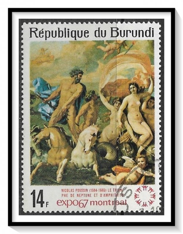 Burundi #214 Paintings Expo '67 CTO NH