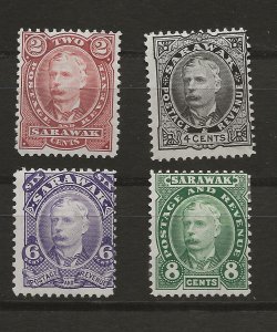 Sarawak 28-31 SG 28-31 MH Fine 1895 SCV $100.00 (jr)