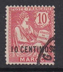 FRENCH MOROCCO, Scott 16, used