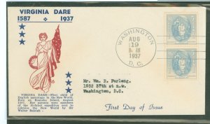 United States #796 On Cover