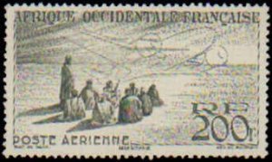 French West Africa #C14, Single Incomplete Set, High Value, 1947, Never Hinged