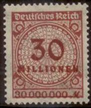 Germany 1923 SC# 288 MNH  L59