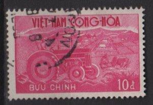 Vietnam 1961 - Scott 153 used - Tractor & Plow 