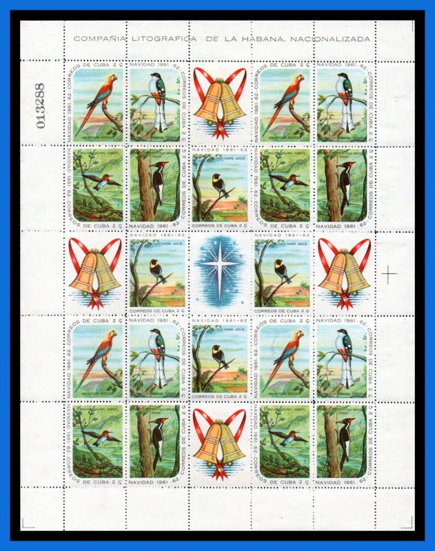 1961 - 62 - Cuba - Scott n 690a - 695a - 700a - MNH - 1 cts. - CU- 41