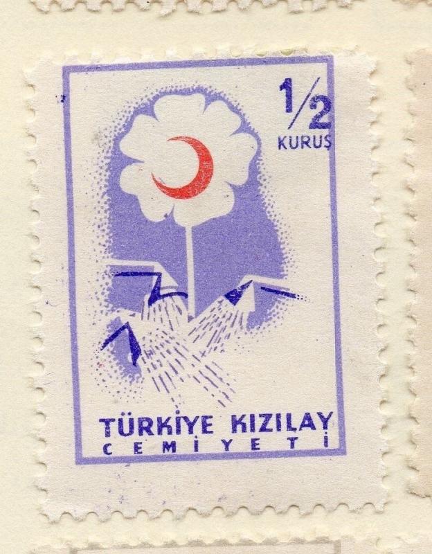 Turkey 1957 Early Issue Fine Mint Hinged 1/2k. 085680