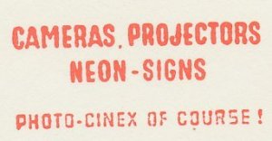 Proof / Test meter strip Ceylon 1970 Cameras - Projectors - Neon signs 