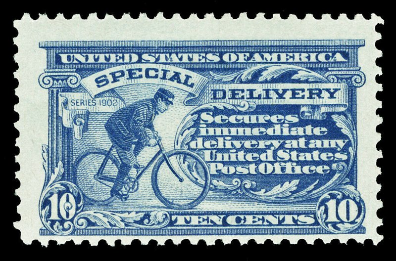 Scott E11 1917 10c Special Delivery Perforated 11 Issue Mint Fine OG NH Cat $45