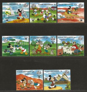 GRENADA GRENADINES SC# 998-1005   VF/MNH