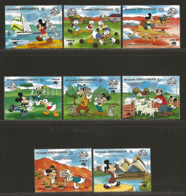 GRENADA GRENADINES SC# 998-1005   VF/MNH