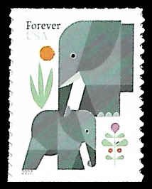 PCBstamps     US #5714 Bk Sgl {60c}Elephants, MNH, (8)