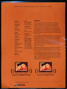 USPS 2006 SOUVENIR PAGE 39c AMBER ALERT #4031