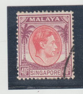 Singapore - Scott #16  Used Cat $8.00