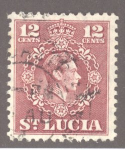 St. Lucia, Scott #142, Used