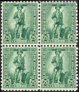 WS8 Mint,OG,NH...  Block of 4... SCV $5.00