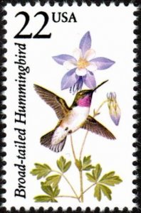 United States 2289 - Mint-NH - 22c Broad-tailed Hummingbird (1987) (cv $1.00)