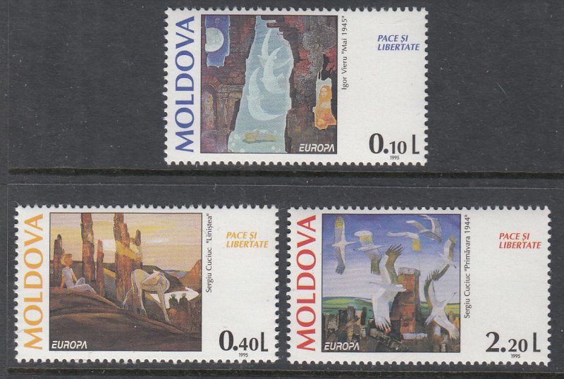 Moldova 164-166 MNH VF