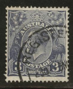 Australia Scott 117 used 3p 1932 CV$2 wmk 228