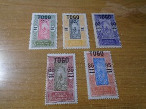 Togo  #  211-15  MH