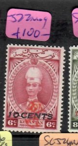 MALAYA JAPANESE OCCUPATION KELANTAN (PP0902B) 10C/6C  SG J22    MOG 