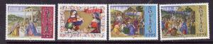 Ireland-Sc#988-91-unused NH set-Christmas-1995-