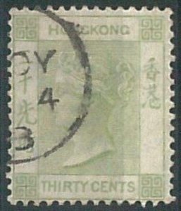 70410i -  HONG KONG - STAMPS: Stanley Gibbons #  39 -   USED
