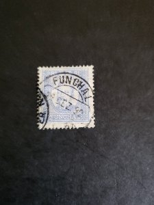 Stamps Funchal Scott #6 used