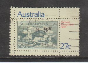 SC846 1982 Australia Stamp Week used