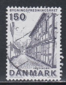 Denmark # 572, Architectural Heritage, Used