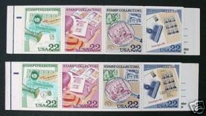 USA BK153, BK153a: Stamp Collecting ERROR (2201a, 2201b)
