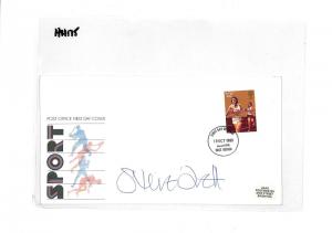 HH175 GB 1980 Sport FDC FDI Signed *Steve Ovett* Cover PTS