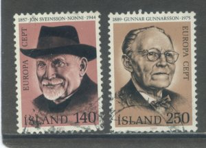 Iceland 528-9 Used 