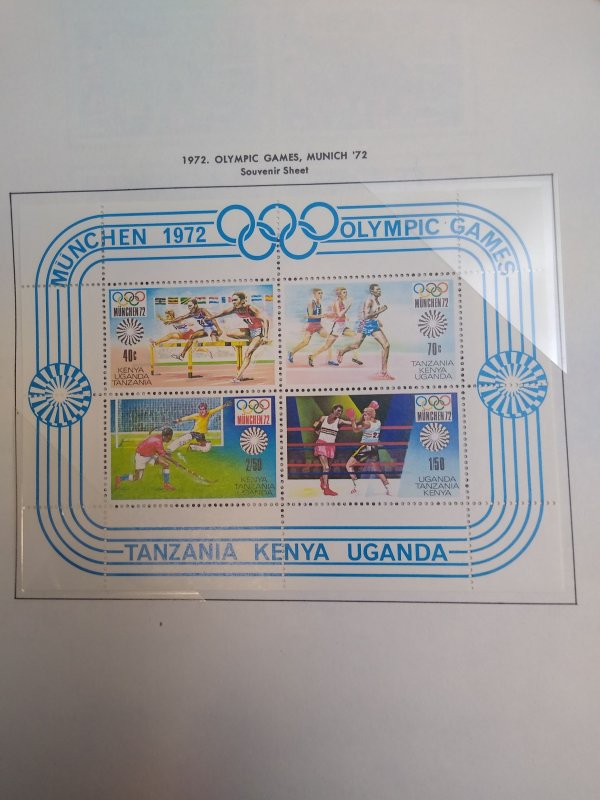 collection on pages Kenya Uganda Tanganyika 1964-70 PS: CV $140
