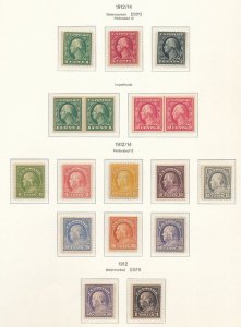 UNITED STATES – PREMIUM MINT COLLECTION 1847-2000 IN 4 KABE ALBUMS – 423217